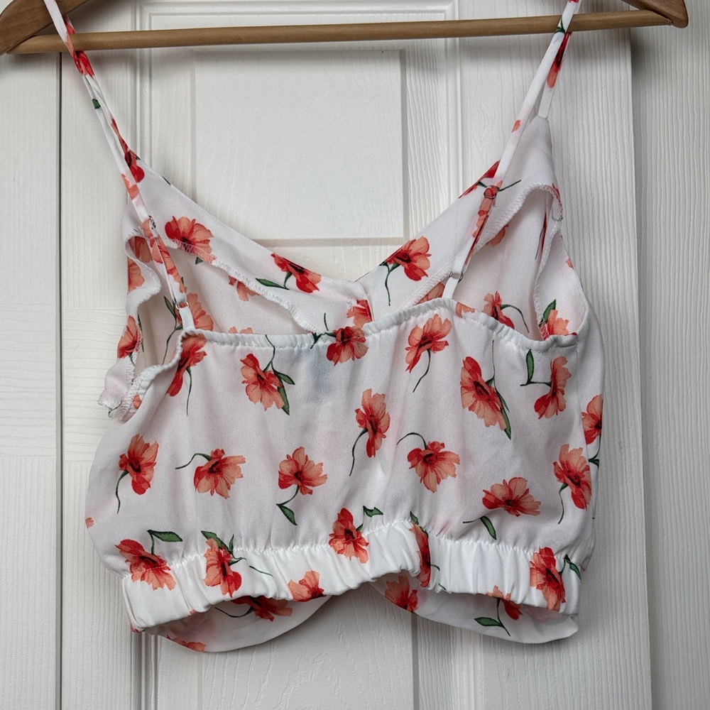 Floral Button-Front Tank Top - Picture 5 of 6